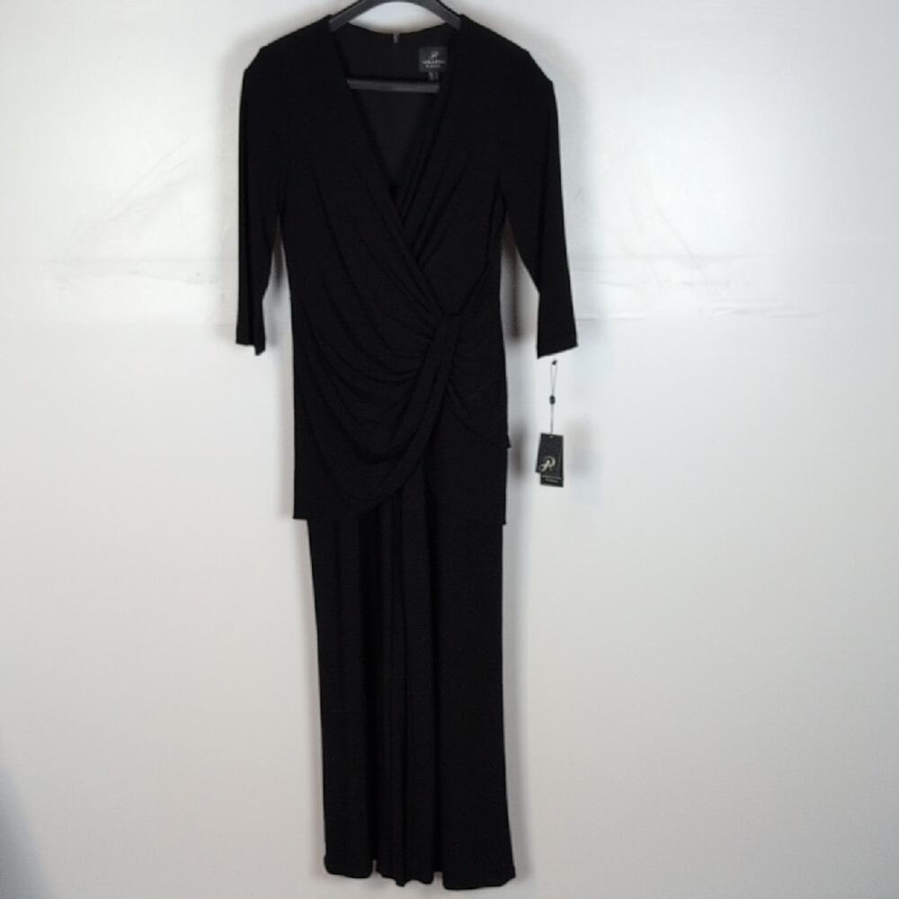 Adrianna Papell NWT Jersey Long Sleeve Jumpsuit